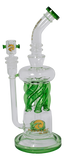 Tsunami 'Twisted Shower Head Recycler' Bong