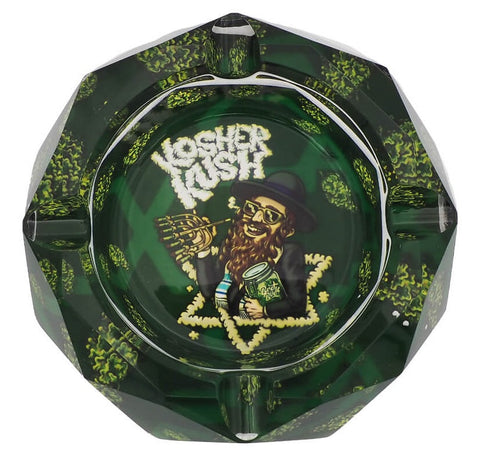 Best Buds Crystal Ashtray Giftbox - Kosher Kush