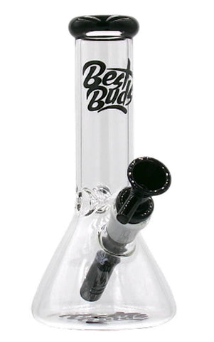 Best Buds Glass Flask Ice Bong