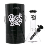 Best Buds Glass Flask Ice Bong