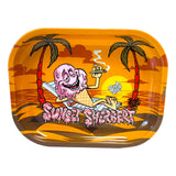 Best Buds Tin Stash Box & Rolling Tray - Sunset Sherbert