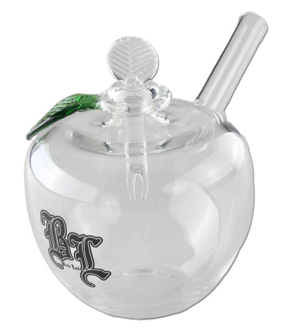 Black Leaf ''Apple'' Glass Hash Kettle Pipe