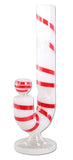 Black Leaf ''Candy Cane'' Glass Bong