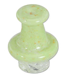 Black Leaf ''Spinner'' Glass Carb Cap - Green