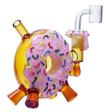 Black Leaf ''Dab Donut'' Glass Designer Dab Rig
