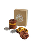 Black Leaf ''Egypt'' Wooden Grinder