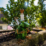 Black Leaf ''Frog King'' Small Glass Bong