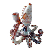 Black Leaf ''Octopus II'' Glass Bong Red