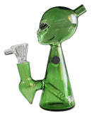 Black Leaf "Green Alien'' Small Glass Bong