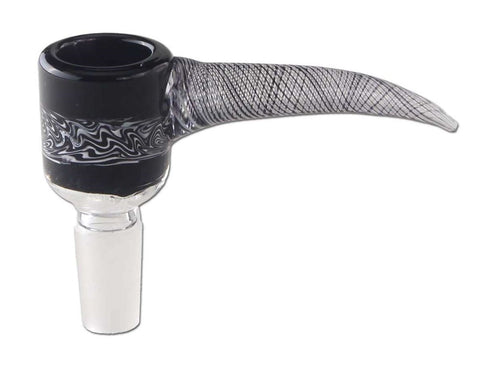 Black Leaf Herb Bowl With Integrated Screen Black