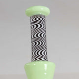 Black Leaf Oil Bong Dab Rig Light Green