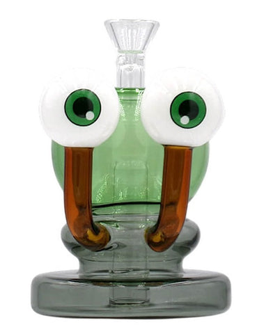 Black Sheep ''Green Snail'' Glass Mini Bong