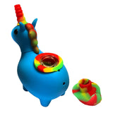 Black Sheep ''Rasta Unicorn'' Blue Silicone Pipe