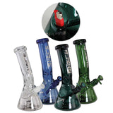 Blaze ''Fire/Ice'' Bong With Lighter Holder Turquoise