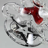 Blaze Dab Rig Recycler Bong Red