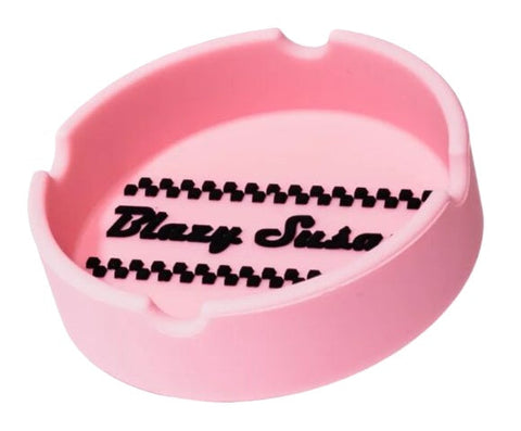 Blazy Suzan Heat-Resisant Classic Silicone Ashtray - Pink