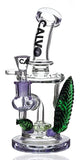 Calvo "Big Leaf'' Recycler Percolator Bong
