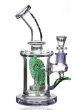 Calvo "Big Leaf'' Recycler Percolator Bong