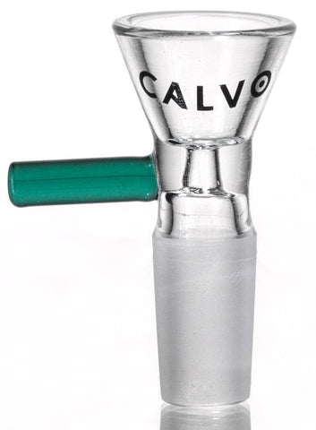 Calvo Glass Bong Bowl With Handle Teal