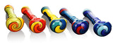 Calvo ''Signature Spoon'' Glass Smoking Pipe - Yellow/Red