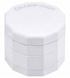 Champ High ''Dodecagon'' Metal 4-Part Herb Grinder 50mm - White