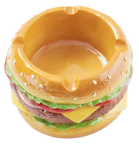 Champ High ''Food'' Decorative Tabletop Ashtray - Hamburger
