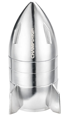Champ  High ''Mini Spaceship'' Metal Grinder 50mm - Silver
