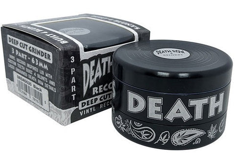 Death Row Records ''Deep Cut'' Grinder 3-Part 63mm - Black