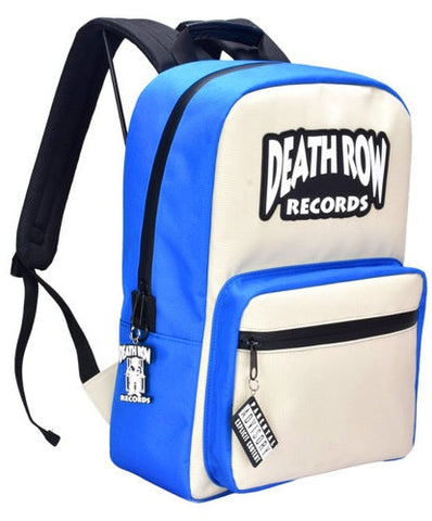 Death Row Records Smell Proof Throw Backpack - Blue/White