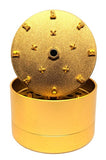 Death Row Records ''Window'' 4-Part Grinder 63mm - Yellow Gold