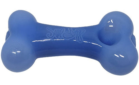 Dogg Lbs ''Dogg Bone'' Glass Spoon Pipe - Blue