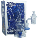 Dogg Lbs ''Everydag Mini Rig'' Small Glass Dab Rig Set - Blue