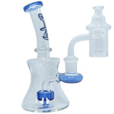 Dogg Lbs ''Everydag Mini Rig'' Small Glass Dab Rig Set - Blue