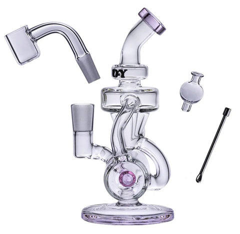Goody Glass ''Drummer Boy'' Mini Dab Rig - Pink