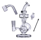Goody Glass ''Drummer Boy'' Mini Dab Rig - Clear