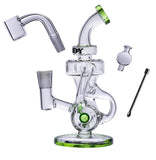 Goody Glass ''Drummer Boy'' Mini Dab Rig - Slime Green