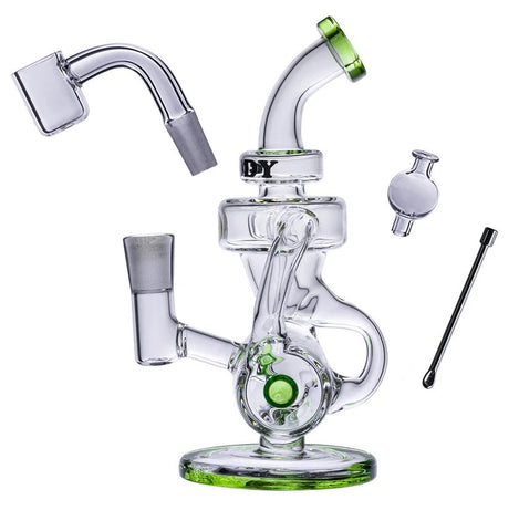 Goody Glass ''Drummer Boy'' Mini Dab Rig - Slime Green