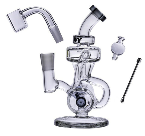 Goody Glass ''Drummer Boy'' Mini Dab Rig - Smoke