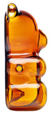 Hemper ''Gummy Bear'' Glass Hand Smoking Pipe Amber