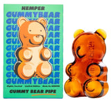 Hemper ''Gummy Bear'' Glass Hand Smoking Pipe Amber