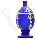 Hemper ''Jeweled Egg'' Fabergé Style Glass Bong Blue