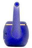 Hemper ''Jeweled Egg'' Glass Sherlock Hand Smoking Pipe Blue