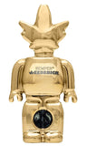 Hemper ''Weedbrick'' Glass Hand Smoking Pipe Glossy Gold