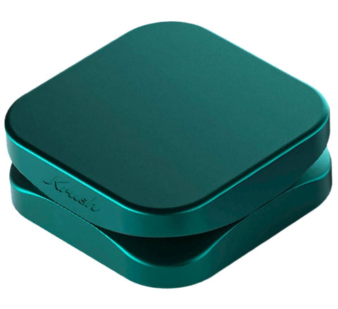 Krush Kube 2.0 Extra Large Metal Grinder 2 Parts 75mm - Emerald Green