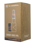 MJ Arsenal ''Grandby'' Glass/Wood Smoking Pipe