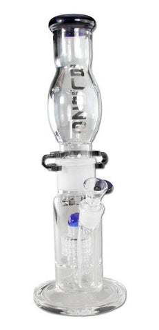 M+M Blaze Drum Percolator Bong Blue