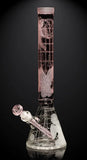 Milkyway ''Thugz Mansion'' Beaker Bong - Pink