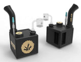 Piecemaker ''Cube'' Silicone Dab Rig Black