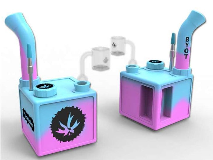 Piecemaker ''Cube'' Silicone Dab Rig Cottoncany • Buy | Puff Puff Palace
