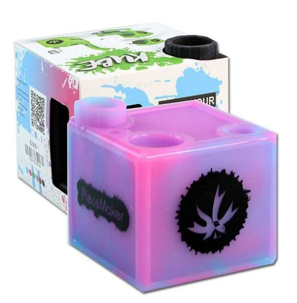 Piecemaker ''Cube'' Silicone Dab Rig Cottoncany • Buy | Puff Puff Palace